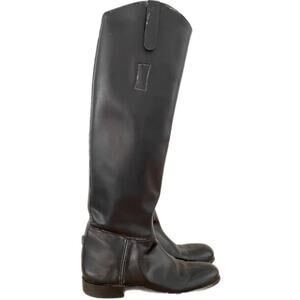Vintage Elan Black Leather Riding Boots Sz 9.5